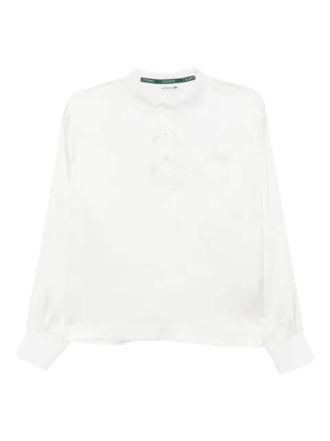 Lacoste embroidered-logo polo top White CF54420070V