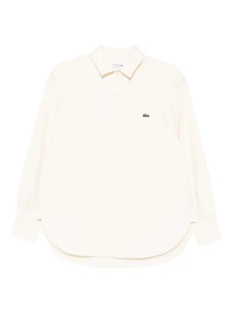 Lacoste logo flannel blouses Neutrals CF544000XFJ
