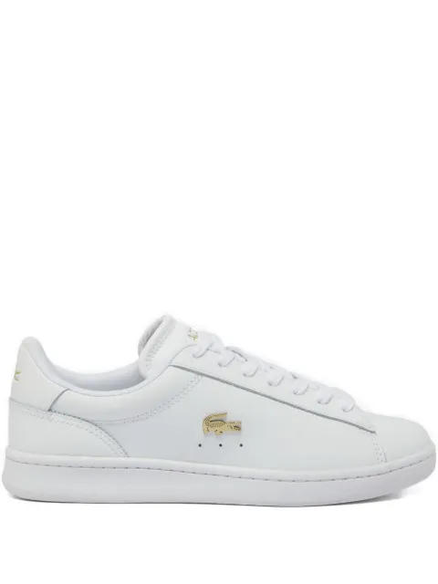 Lacoste gold-logo leather sneakers White 48SFA0012216