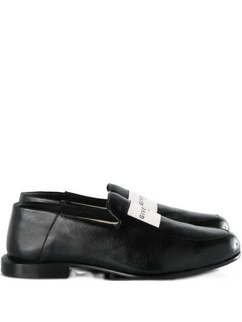 Givenchy logo-patch loafers Black BE2028E2EM