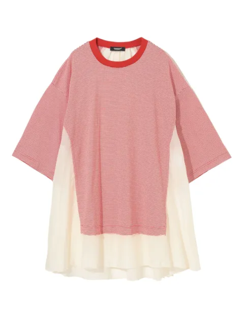 Undercover striped panelled pullover Red UC1E8804