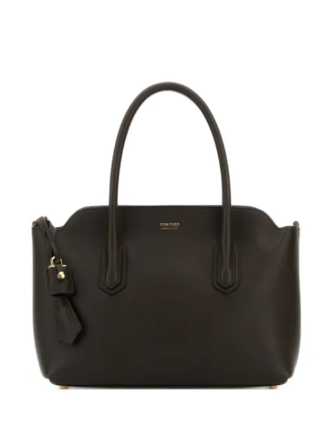 TOM FORD medium Alexandre leather tote bag Brown L1891LCL490G