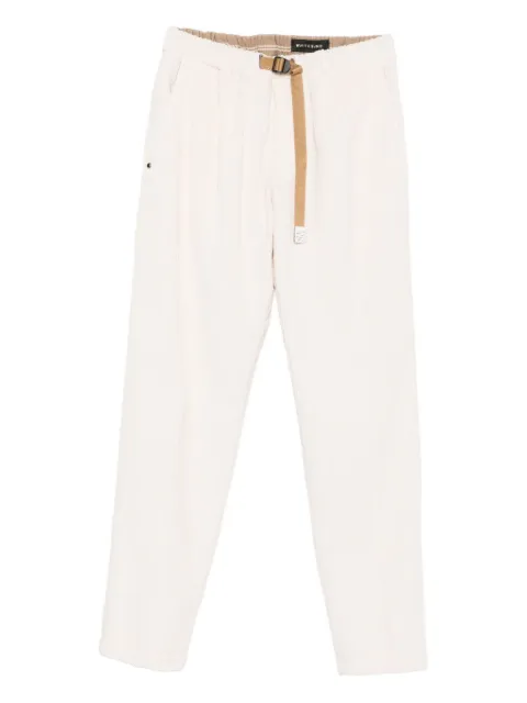 White Sand belted corduroy trousers Neutrals 25WSU66311