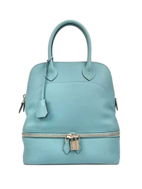 Hermès Pre-Owned 2015 Swift Bolide Secret tote bag Blue 195093