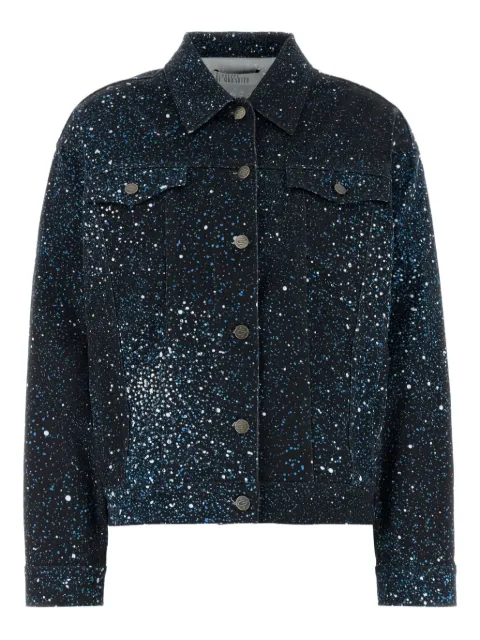Giuseppe Di Morabito galaxy-print denim jacket Blue 04SSDNJ012C4455