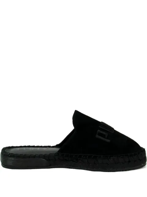 PUMA x Fenty by Rihanna suede "Black" espadrilles 36768501
