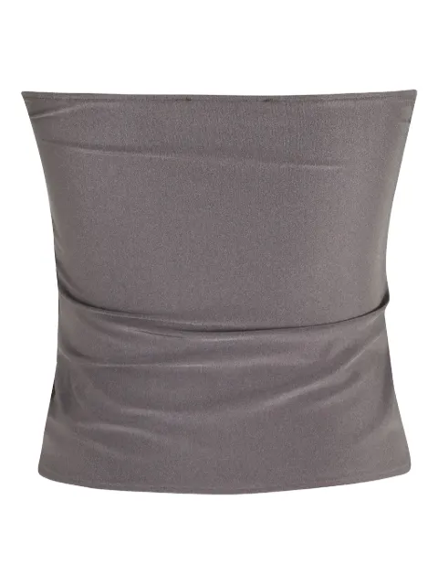 Coperni multi-buckle strapless top Grey COPT99F5001097