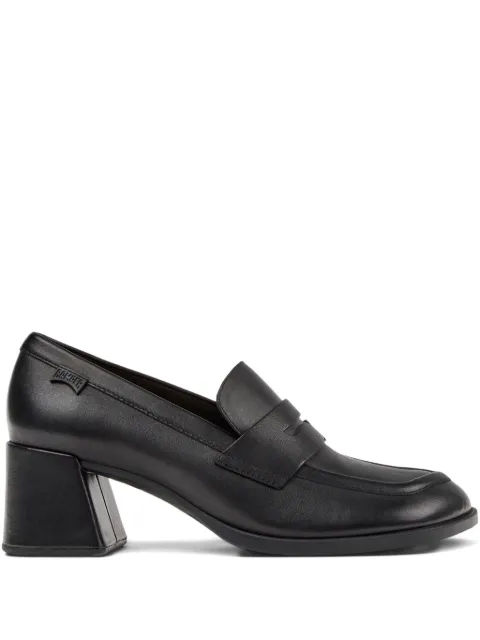 Camper 65mm Kora leather loafers Black K201798001