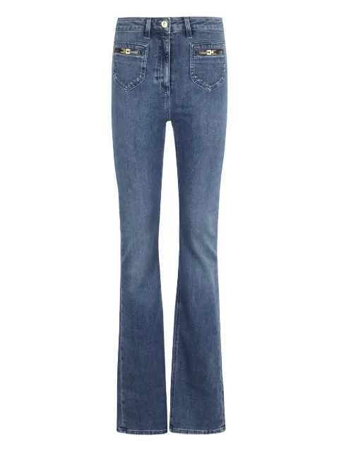 Elisabetta Franchi cotton-blend flared jeans Blue PJ12N56E2