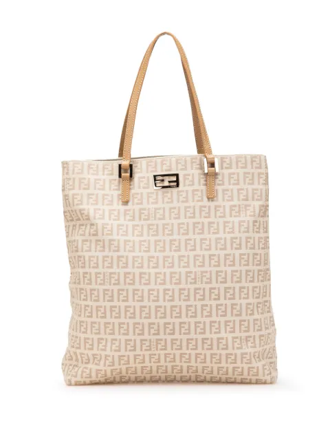 Fendi Pre-Owned 2010-2025 Zucchino Canvas tote bag Brown R0J0WN9RTMVVFHLY