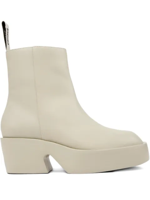 Camper Billie leather platform boots Neutrals K400754006