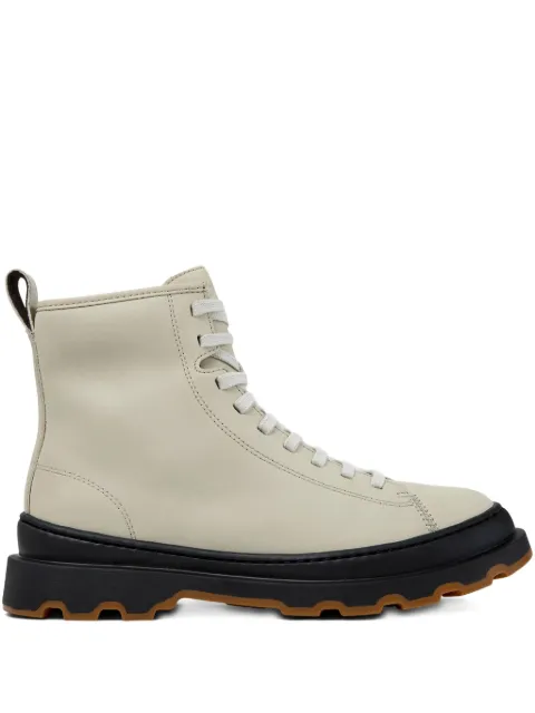 Camper Brutus+ lace-up chunky sole ankle boots Grey K400816004