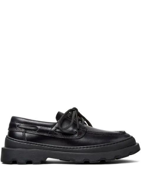 Camper leather lace-up loafers Black K201840002