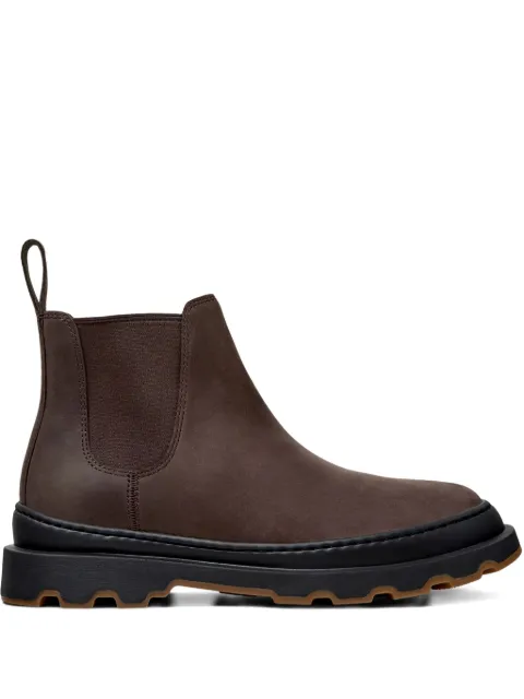 Camper Brutus elastic-panelled nubuck leather Chelsea boots Brown K400818002
