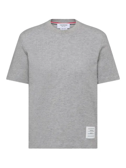 Thom Browne 4-Bar stripe T-shirt Grey FJS207A00050