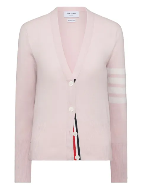 Thom Browne four-bar cashmere cardigan Pink FKC001A00011