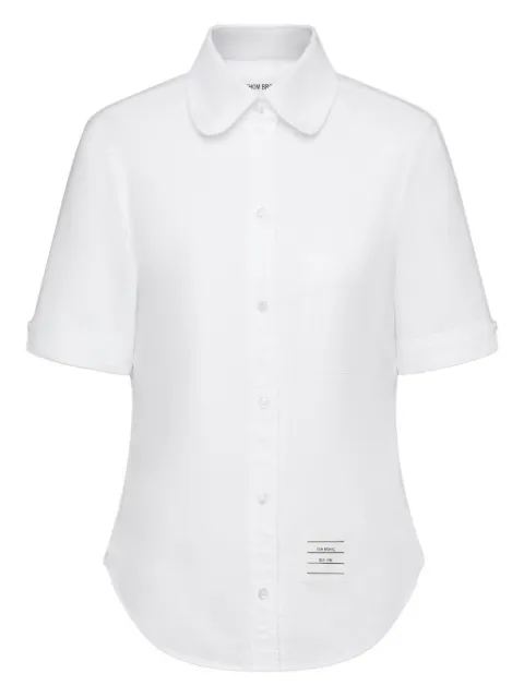 Thom Browne short sleeve oxford shirt White FLL206AF0313