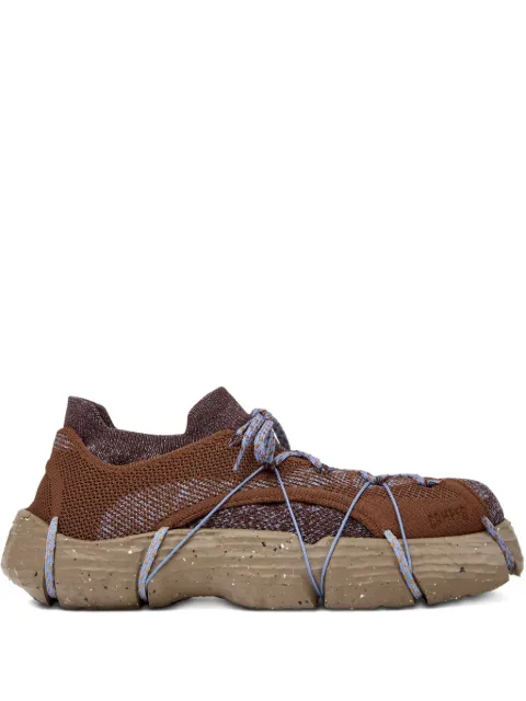 Camper Roku knitted rope-detail sneakers Brown K100953009
