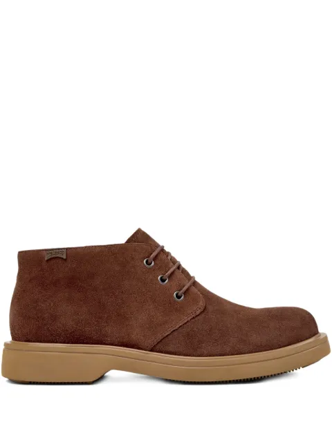Camper Normal lace-up suede boots Brown K300513006