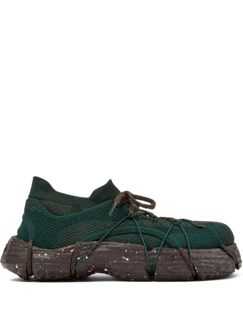 Camper Roku knitted lace-up sneakers Green K201630012