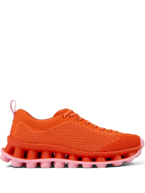 Camper x Sunnei Pelotissima knitted-fabric sneakers Orange K201776006