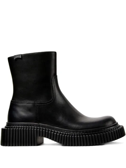 Camper zip-fastening boots Black K400809001
