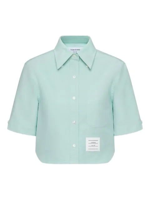 Thom Browne short-sleeve shirt Blue FLL205A02188