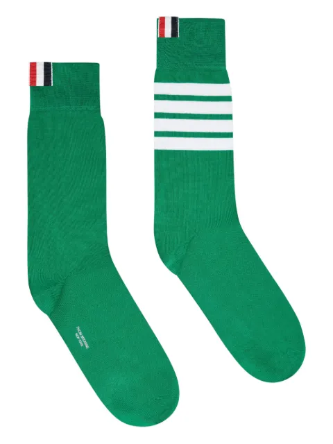 Thom Browne four-bar socks Green FAS020B01690