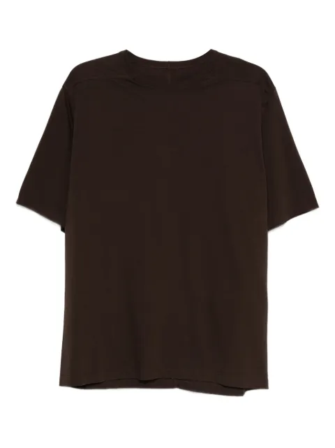Rick Owens short-sleeved organic-cotton T-shirt Brown RU02E1232JA