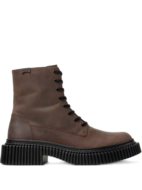 Camper Pix Berlin lace-up chunky-sole boots Brown K300524002