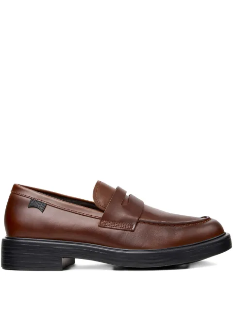 Camper Dea penny leather loafers Brown K101045005