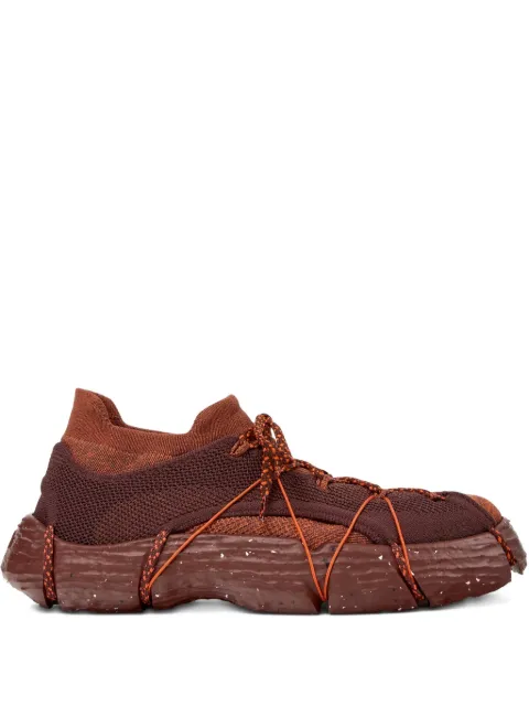 Camper Roku knitted lace-up sneakers Red K100953010