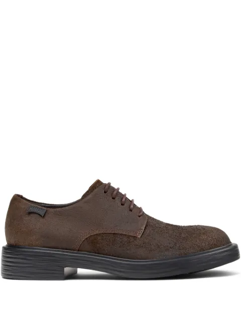 Camper Dean lace-up nubuck leather shoes Brown K100979011