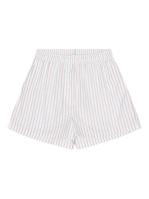 REMAIN striped side-pocket shorts White 5029702936