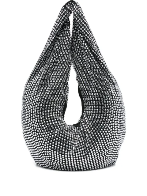 Giuseppe Di Morabito embellished teardrop shoulder bag Black 05FWBG018FC05329