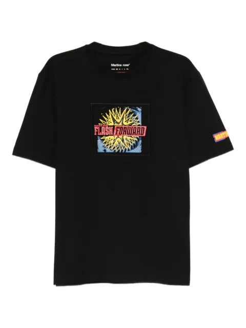 Martine Rose graphic-print T-shirt Black 603JE06000GBLK
