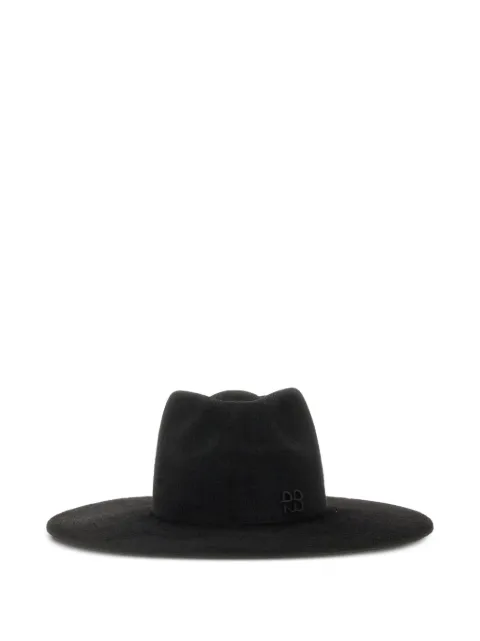 Ruslan Baginskiy logo-detail felt fedora hat Black FDR033PF2510FWRBBLACK