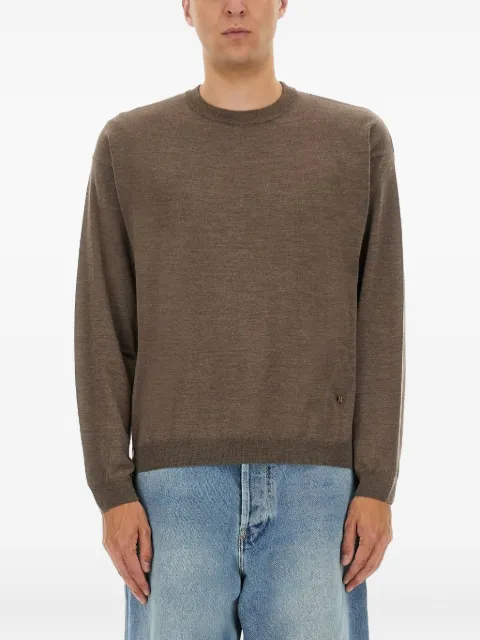 Moschino logo-detail sweater Brown 09075201