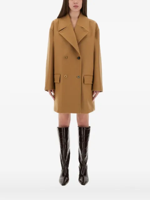 Moschino double-breasted coat Brown 060555120084