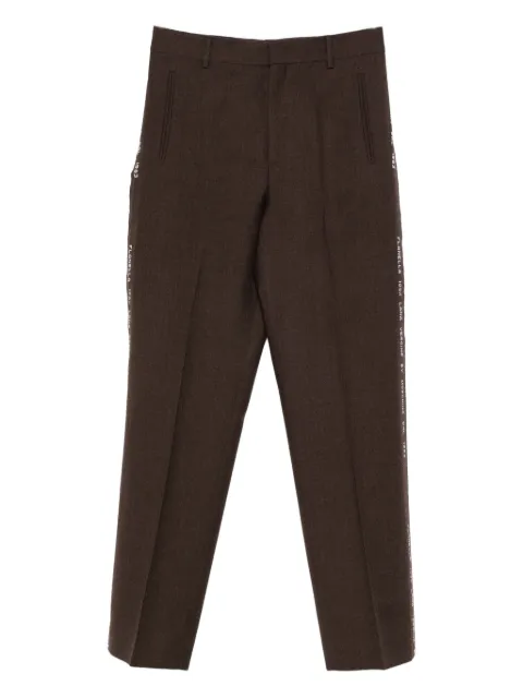 Moschino side-detail trousers Brown A03135438