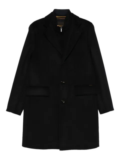 Moorer single-breasted insulated coat Blue MOUCA100218