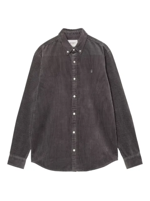 Carhartt WIP Madison corduroy button-front shirt Grey I029958