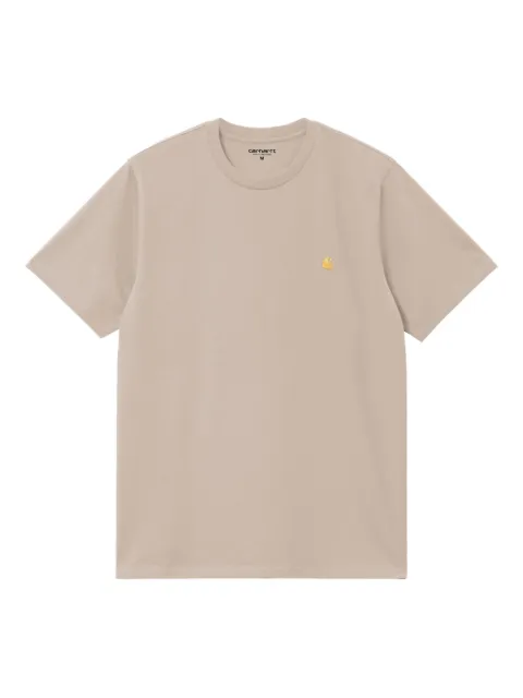 Carhartt WIP embroidered-logo T-shirt Neutrals I026391