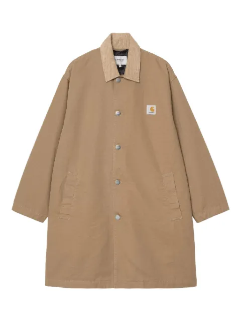 Carhartt WIP Webster corduroy-collar cotton jacket Neutrals I035618