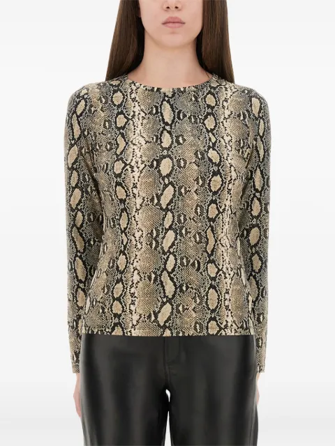 Michael Michael Kors animal-print blouse Neutrals MT551STHMC