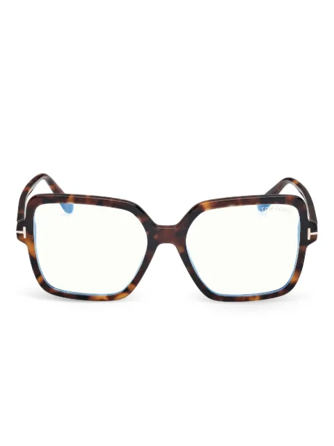 TOM FORD Eyewear square-frame glasses Brown FT6063B