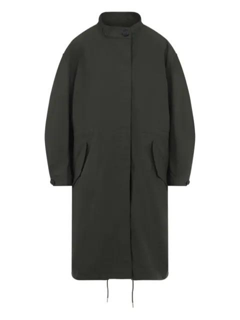 Givenchy stamp-print cotton parka Green BW00T6164Z