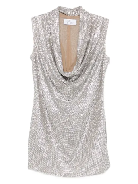 Giuseppe Di Morabito cowl-neck mini dress Grey 05FWDR488FC05212
