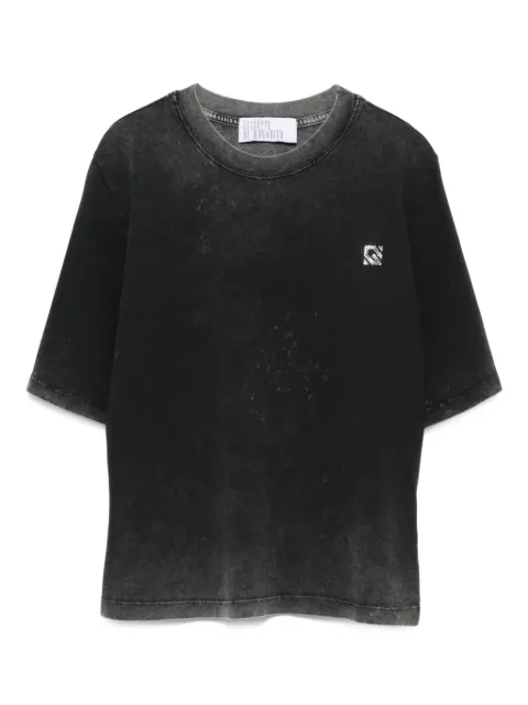 Giuseppe Di Morabito logo-detail short-sleeve T-shirt Black 05FWTO365T05365