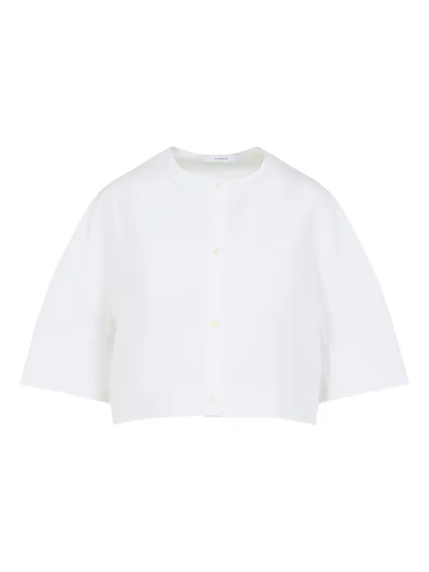 Givenchy embroidered crop top White BW61EZ1634